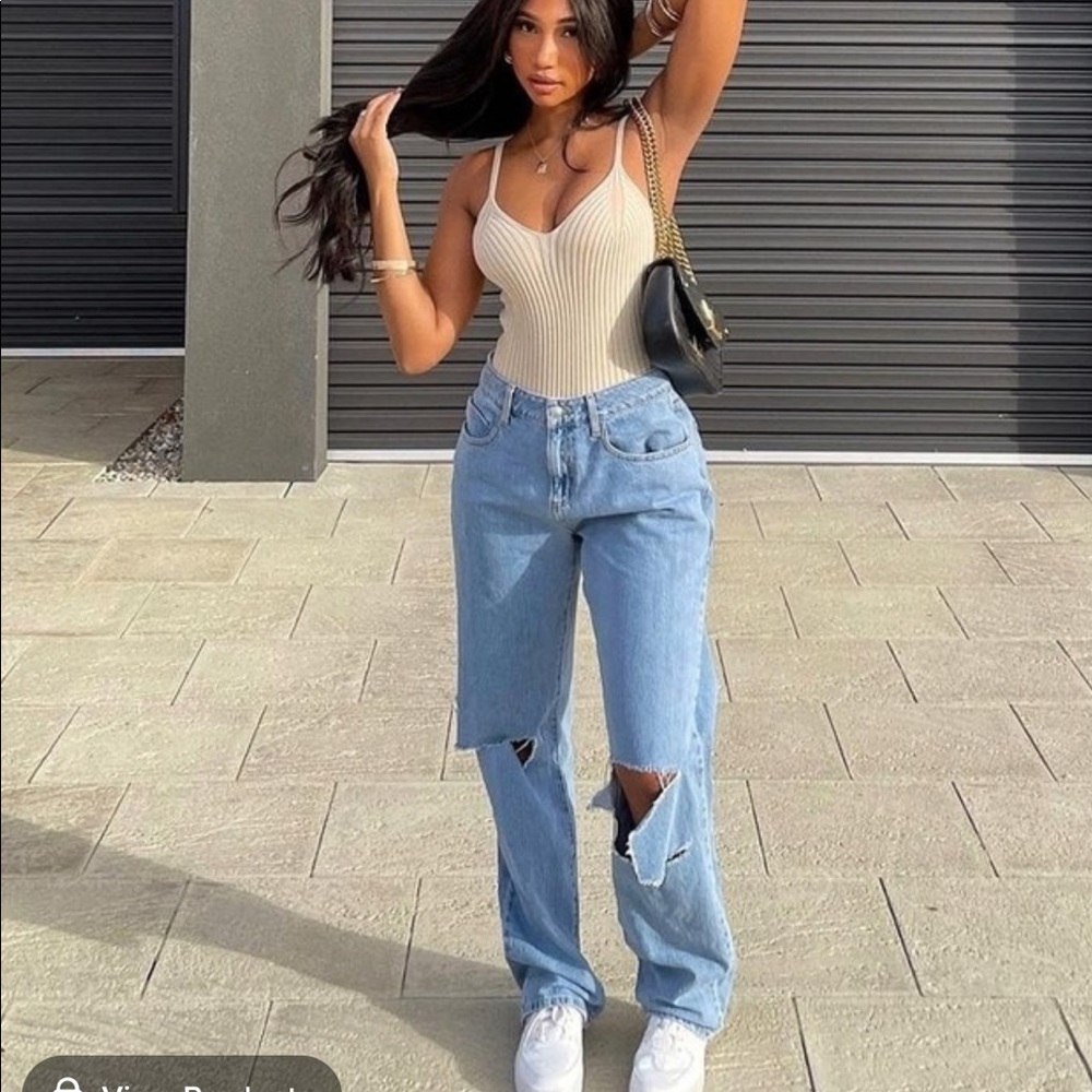 Lowrise wide leg y2k jeans